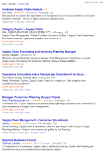 operations management job titles search result